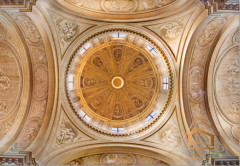 Натяжной потолок с фотопечатью Фрески, своды 102