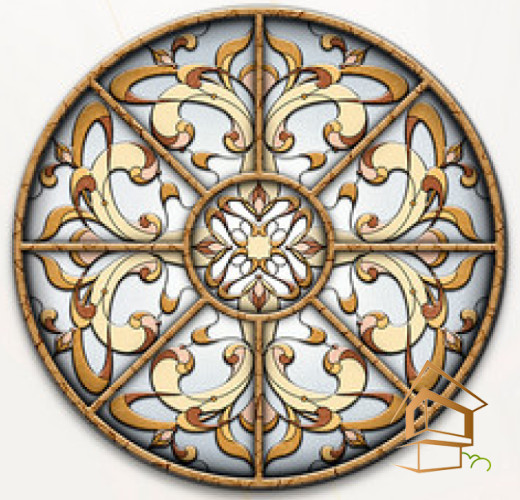 Натяжной потолок с фотопечатью Витражи 012 -  - 