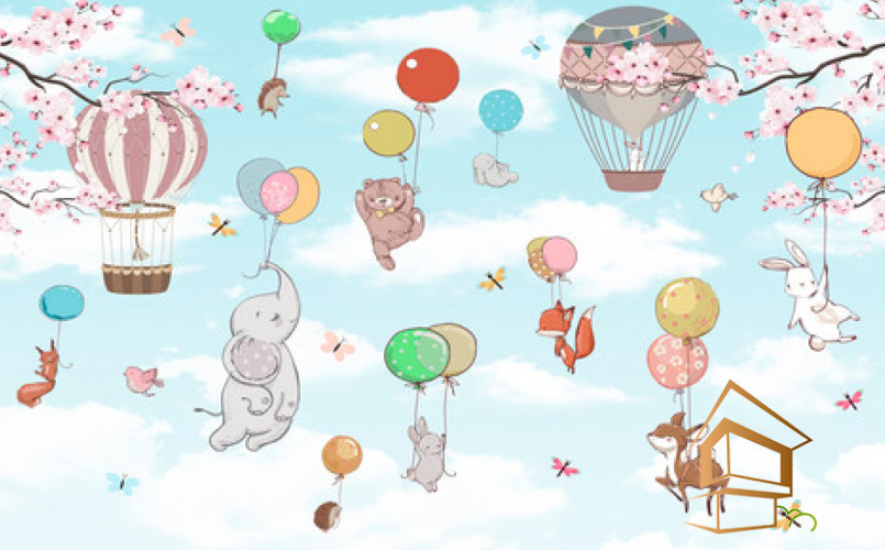 Натяжной потолок с фотопечатью Детский ART 078 - -