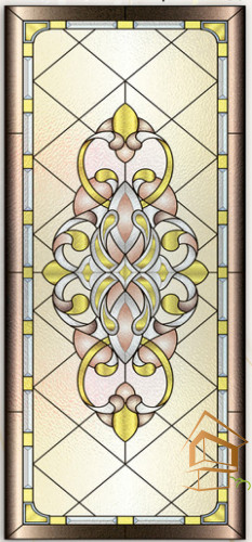 Натяжной потолок с фотопечатью Витражи 033 - -