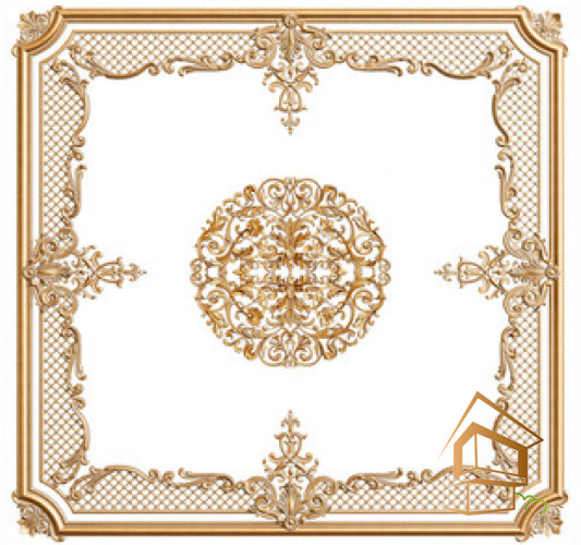 Натяжной потолок с фотопечатью орнаменты и узоры 016 - -