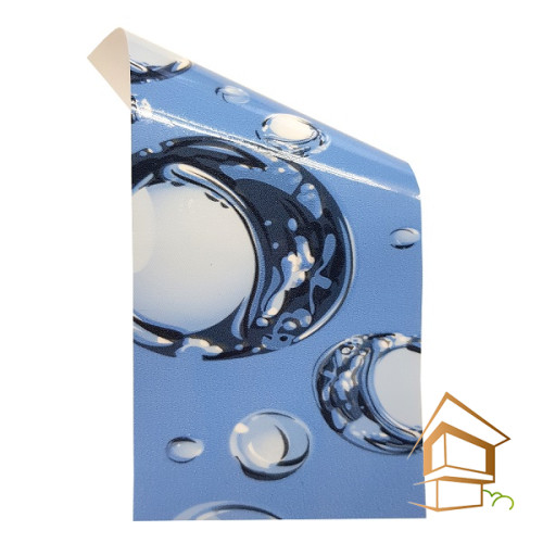 Натяжной потолок Капли (арт-печать 001) (320) -  - 