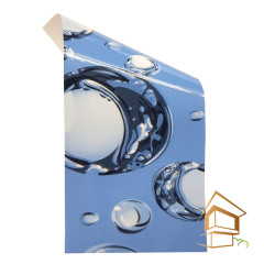 Натяжной потолок Капли (арт-печать 001) (320)