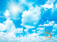 Натяжной потолок с фотопечатью Небо 003