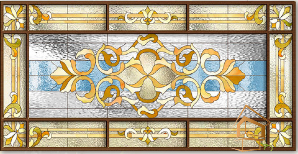 Натяжной потолок с фотопечатью Витражи 001 -  - 