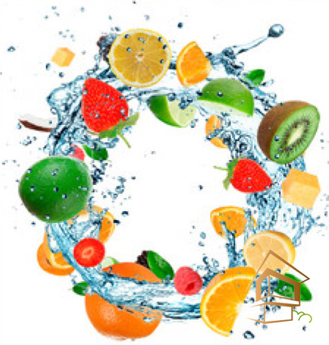 Натяжной потолок с фотопечатью Кухня 007 - -