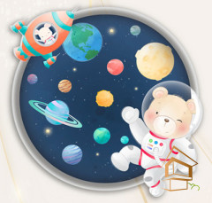 Натяжной потолок с фотопечатью Детский ART 079