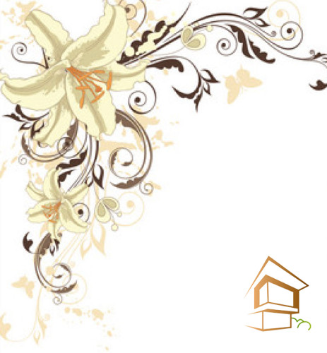 Натяжной потолок с фотопечатью Цветы 345 -  - 