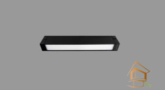 COLIBRI трековый светильник LONDON черный, 10W, 4000K, 900ЛМ, D220*25*40