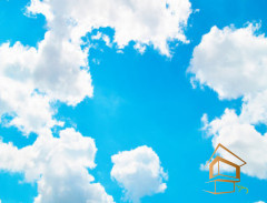 Натяжной потолок с фотопечатью Небо 105