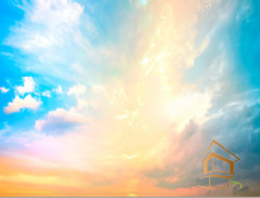 Натяжной потолок с фотопечатью Небо 107