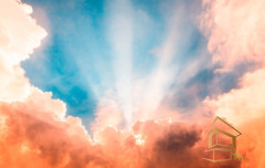 Натяжной потолок с фотопечатью Небо 108