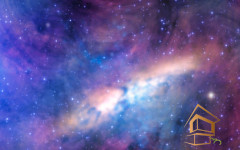 Натяжной потолок с фотопечатью Космос 044