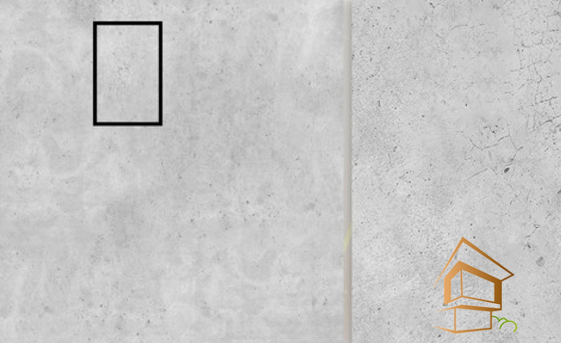 Натяжной потолок с фотопечатью Текстуры бетон 001 -  - 