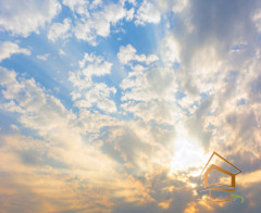 Натяжной потолок с фотопечатью Небо 109