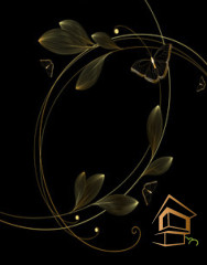 Натяжной потолок с фотопечатью Цветы 351