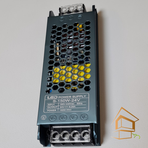 Блок питания для светодиодной ленты "VG" 24 V, 150 Вт (Slim Premium)