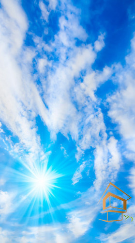 Натяжной потолок с фотопечатью Небо 110 - 110 - 110