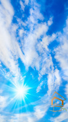 Натяжной потолок с фотопечатью Небо 110