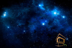 Натяжной потолок с фотопечатью Космос 046