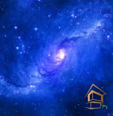 Натяжной потолок с фотопечатью Космос 047