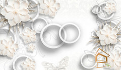 Натяжной потолок с фотопечатью Абстракция 122