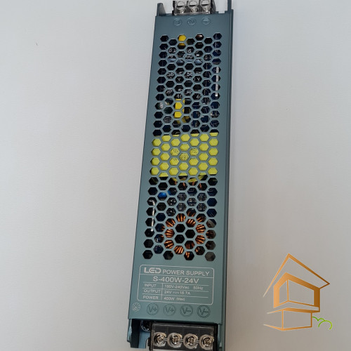 Блок питания для светодиодной ленты "VG" 24 V, 400 Вт (Slim Premium)