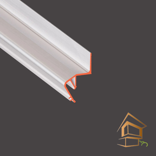 Профиль для натяжных потолков Flexy FLY 02 парящий под светорассеиватель, не крашенный, 2 м