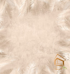 Натяжной потолок с фотопечатью Ботаника 009