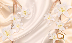 Натяжной потолок с фотопечатью Абстракция 125