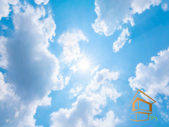 Натяжной потолок с фотопечатью Небо 115