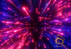 Натяжной потолок с фотопечатью Абстракция 026