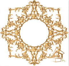 Натяжной потолок с фотопечатью орнаменты и узоры 029