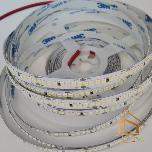 Светодиодная лента 24 V, 6500 К, (22 Вт), 240 диодов на метр (5 м) "VG"
