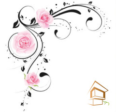 Натяжной потолок с фотопечатью Цветы 358