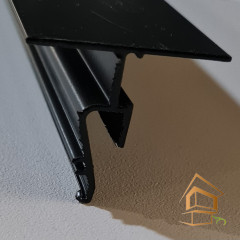 Профиль потолочный парящий под вставку (Contour-Pro LED) ALTEZA чёрный