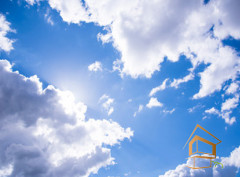 Натяжной потолок с фотопечатью Небо 117