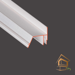 Профиль для натяжных потолков Flexy KONTUR 01, контурный, не крашенный, 2 м