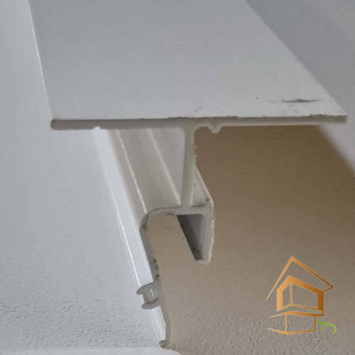 Профиль потолочный парящий под вставку (Contour-Pro LED) ALTEZA белый
