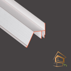 Профиль для натяжных потолков Flexy KONTUR 02, контурный, не крашенный, 2 м