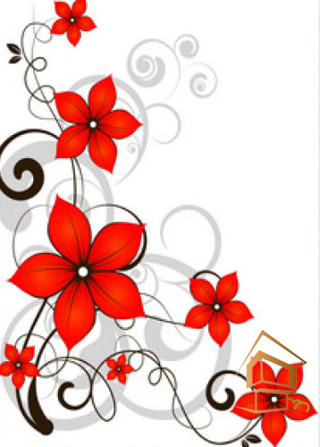 Натяжной потолок с фотопечатью Цветы 361 -  - 