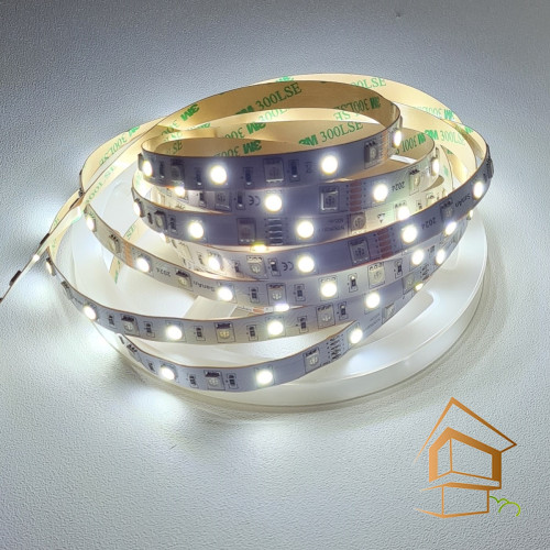 Светодиодная лента 24 V, RGB+6000 К, (14 Вт), 60 диодов на метр (5 м) "VG"