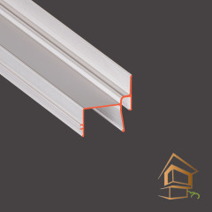 Профиль для натяжных потолков Flexy KONTUR 03, контурный с теневым зазором, не крашен, 2 м