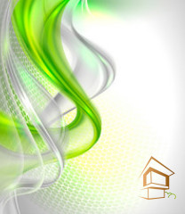 Натяжной потолок с фотопечатью Абстракция 132