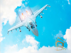 Натяжной потолок с фотопечатью Небо и объекты 083