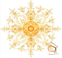 Натяжной потолок с фотопечатью орнаменты и узоры 035