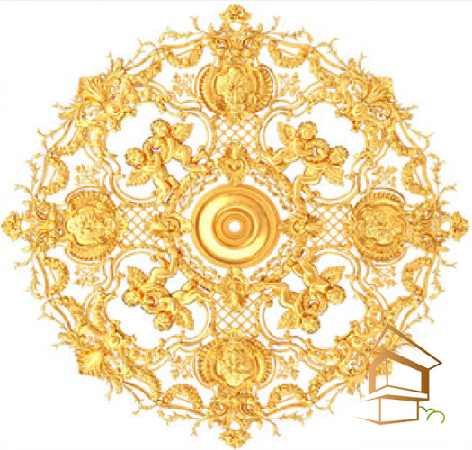 Натяжной потолок с фотопечатью орнаменты и узоры 036 - -