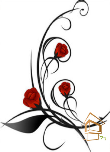 Натяжной потолок с фотопечатью Цветы 364 -  - 