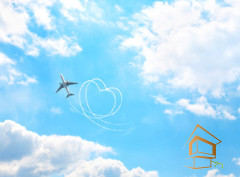 Натяжной потолок с фотопечатью Небо и объекты 085