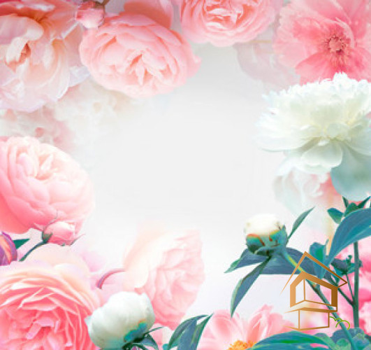 Натяжной потолок с фотопечатью Цветы 255 -  -